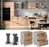 Küchenunterschrank R-Line Goldkraft Eiche 60 cm AP Eiche Vicco Bild 4