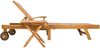 vidaXL Sonnenliege mit Tisch Braun Massivholz Teak 42032669 Bild 4