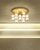 Deckenlampe YOWAKA Metall Gold Bild 3