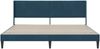 vidaXL Bettrahmen mit Kopfteil Blau 200 x 200 cm Samt 42027532 Bild 4