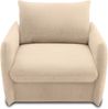 DOMO. collection Sessel 700023, Polstersessel, Schlaffunktion, Federkern, Füße mit Filzgleitern, Armsessel, Cocktailsessel, Loungesessel, 105 x 100 x 95 (BxTxH), beige Bild 2