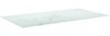 vidaXL Tischplatte Weiß 120x65 cm 8 mm Hartglas in Marmoroptik 322260 Bild 2