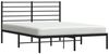 vidaXL Bettgestell mit Kopfteil Metall Schwarz 120x200 cm 352317 Bild 5