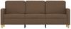 vidaXL 3-Sitzer-Sofa Braun 180 cm Stoff 359489 Bild 3