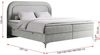 Boxspringbett, Schlafzimmerbett, Bettkasten - EIRA -180 x 200 cm - Hellgrau Stoff - H4 Bild 5