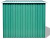 vidaXL Gartenschuppen Grün Metall 257 x 205 x 178 cm 42910 Bild 3