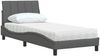vidaXL Bett mit Matratze "Hanko" Dunkelgrau 90x190 cm Stoff 3310497 Bild 4