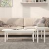vidaXL 2-tlg. Couchtisch-Set Weiß Massivholz Kiefer 822363 Bild 3