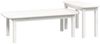 vidaXL 2-tlg. Couchtisch-Set Weiß Massivholz Kiefer 822363 Bild 5