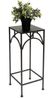 DanDiBo Blumenhocker Metall Schwarz Eckig 60 cm Blumenständer 96132 M Beistelltisch Blumensäule Modern Pflanzenständer Pflanzenhocker Bild 5