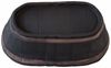 BigDean Weinfass Eichenfass Oval Kunststoff Gartenteich Teich Fass Nachbildung Länge 58 cm Breite 31 cm Höhe 24 cm Bild 3