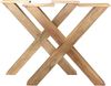 Esstisch Akazie naturfarben 160 x 85 cm X-Holzgestell MURCIA 137800214 Bild 5