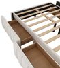 HAUSS SPOLE Polsterbett 140x200cm Kein Kopfteil, minimalistisches Styling, beige Ohne Matratze (mit Lattenrost Bettrahmen, Kein Kopfteil, minimalistisches Styling, 140 x 200 cm), ohne Matratze Bild 4