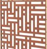 Trennwand Bernalda 180x90 cm Stahl Edelrost [casa. pro] Bild 5
