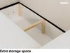MEBLINI Schlafcouch mit Bettkasten – LUMIERE – 271x195x96cm – Links – Grau Samt - Ecksofa mit Schlaffunktion - Sofa mit Relaxfunktion und Kissen - Couch L-Form – Eckcouch Bild 5
