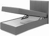 AX LIVING Boxbett Merea beiges Boxspringbett Bettkasten 100x200 cm Bild 3