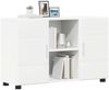 Sideboard, Kommode Weiß 88,5 x 30,5 x 55,5 cm Holzwerkstoff j1446p Bild 3