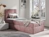 Boxspringbett 'Harlon Mini' links, rosa, 90x200 cm Bild 2