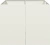vidaXL Pflanzgefäß Weiß 100x100x80 cm Stahl 860823 Bild 4