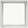 vidaXL Pflanzgefäß Weiß 100x100x80 cm Stahl 860823 Bild 5
