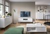 AX LIVING Lowboard TV Eternas 154 cm modernes Design, Weiß Bild 4