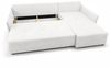 AX LIVING Ecksofa Damascus Weiß mit Schlaffunktion Bettkasten Schlafsofa 212 cm rechts Bild 5