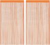 vidaXL Fadenvorhänge 2 Stk. Orange 100x250 cm 4102043 Bild 2