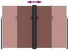 vidaXL Seitenmarkise Ausziehbar Braun 220x600 cm 4004674 Bild 5