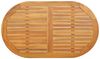 vidaXL Tischplatte Öl-Natur 120 x 70 x 2 cm Massivholz Akazie 4108102 Bild 2