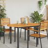 vidaXL Tischplatte Öl-Natur 120 x 70 x 2 cm Massivholz Akazie 4108102 Bild 3