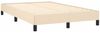 vidaXL Boxspringbett mit Matratze Creme 120x190 cm Stoff 3269728 Bild 4