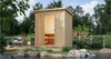 Karibu Sauna Hytti 1 naturbelassen mit 9 kW Ofen mit externer Steuerung Bild 3