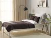 Tagesdecke mit Kissen RAYEN 160 x 220 cm Braun Bild 3