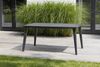 Dmora Gartentisch Brockville, Picknickbasis, Garten-Esstisch, Mehrzweck-Außenbank, 157x98 h74 cm, Anthrazit Bild 2