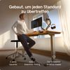 Desktronic HomePro Elektrisch höhenverstellbarer Schreibtisch 200x80cm Grau/Eiche mit Memory-Funktion, Anti-Kollisions Technologie, USB-A und USB-C-Ladeanschlüssen Bild 2