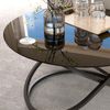 Couchtisch Calgary Schwarz Hochglanz 79.5 x 46.5 cm mit Glasfläche Vicco Bild 4