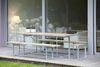 Bank Jever 220cm aus massiven Teakleisten Bild 5
