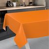 ANRO Tischdecke abwaschbar Wachstuch-Tischdecke Gartentischdecke (Einzelstück 1-tlg), wasserabweisend Einfarbig Orange Breite 140cm Bild 3