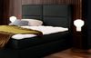 99rooms Charles Boxspringbett Strukturstoff INARI 120x200 cm Schwarz Bild 2