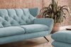 KAWOLA Sofa CHARME 2-Sitzer Cord hellblau 94 x 95 x 175 cm Bild 4