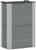 vidaXL Hochbeet Grau 50 x 30 x 72 cm 42039017 Bild 2