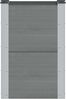 vidaXL Hochbeet Grau 50 x 30 x 72 cm 42039017 Bild 3
