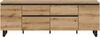 Home affaire Lowboard TOMA, 188cm breit, Metall-Kufen-Fuß, 2 Türen, 2 Schubkästen,2 Klappen, TV-Lowboard, Mediaschrank, Mediaboard, TV-Schrank, Schrank, Board Bild 3