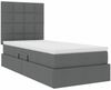 vidaXL Aufbewahrungsbett mit Matratze Dunkelgrau 90 x 200 cm Polyester 3371755 Bild 5