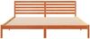 vidaXL Bettrahmen Wachsbraun 180 x 220 cm Massives Kiefernholz 872340 Bild 5