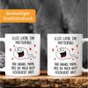 MoonWorks Tasse Kaffee-Tasse Danke dass du mich nicht geschluckt hast Geschenk Mama, Keramik Bild 3