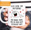 MoonWorks Tasse Kaffee-Tasse Danke dass du mich nicht geschluckt hast Geschenk Mama, Keramik Bild 2