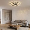 LED Deckenleuchte, Kristalle, Beweglich, Schwarz, L 52 cm Bild 3