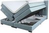 Home affaire Boxspringbett Köln, Doppelbett, Polsterbett, Federkernbett, Komforbett, 160, 180 cm, inkl. Topper, zwei Bettkästen, Taschen-Federkernmatratze, Härtegrad 3 Bild 3