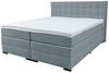 Home affaire Boxspringbett Köln, Doppelbett, Polsterbett, Federkernbett, Komforbett, 160, 180 cm, inkl. Topper, zwei Bettkästen, Taschen-Federkernmatratze, Härtegrad 3 Bild 2